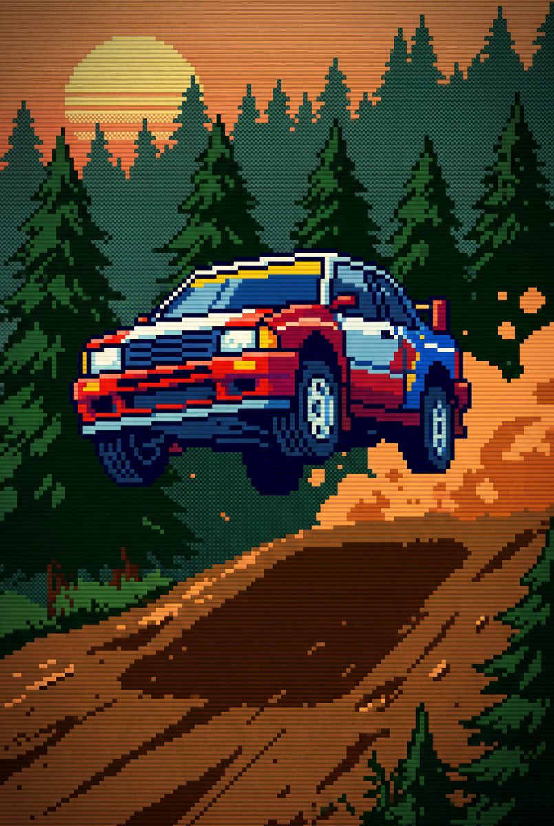 Pixel Rally Stage