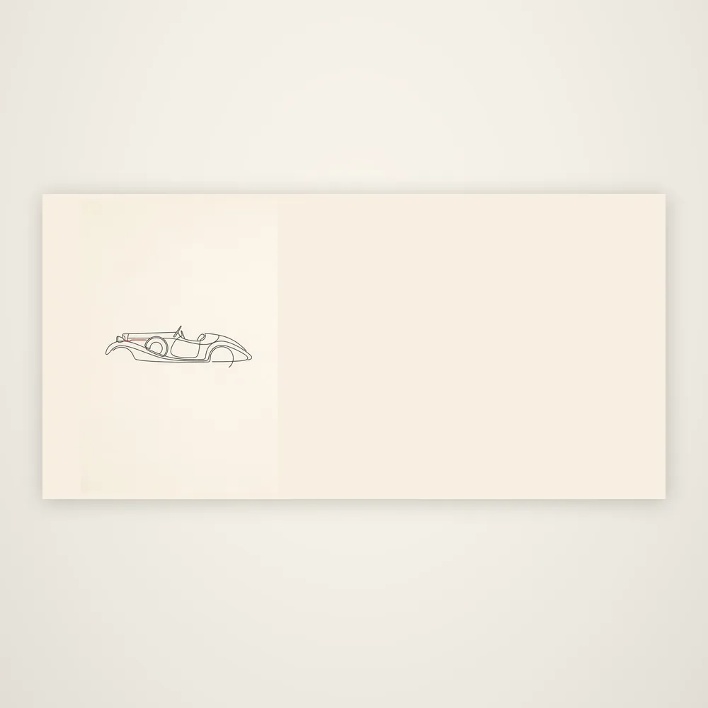 1930: The Roadster, the whole print file, laid flat